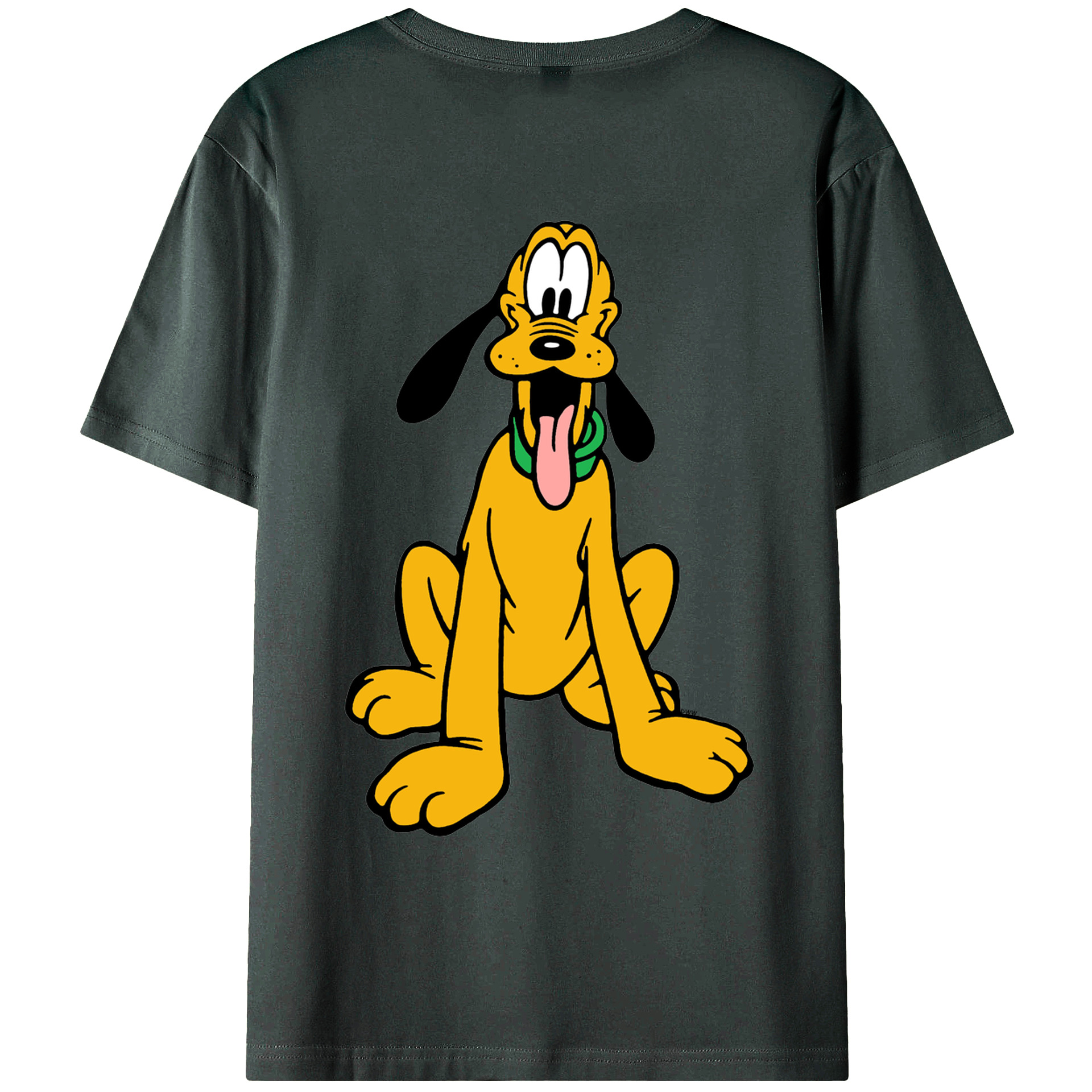 ミッキーマウス Mickey Mouse 綿100％ メンズ半袖Tシャツ（バックプリント） 通気性